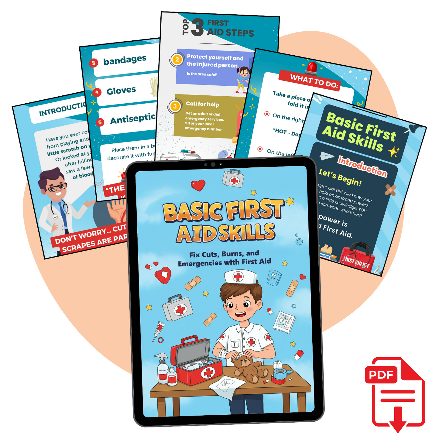 Basic First Aid Skills: Fix Cuts, Burns, and Emergencies with First Aid