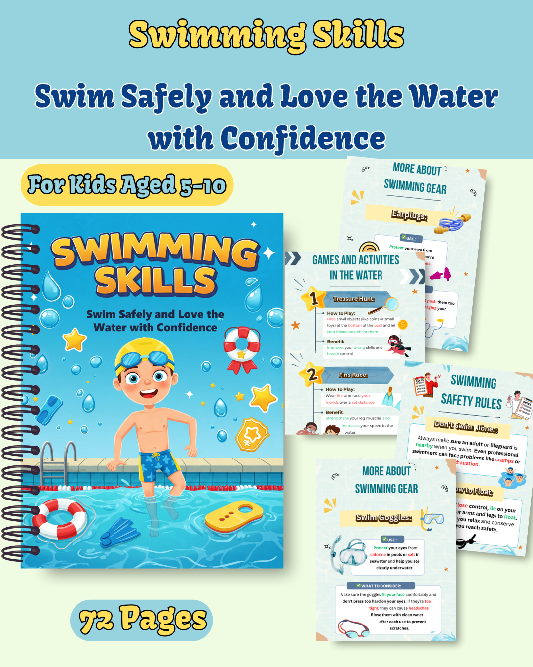 Swimming Skills: Swim Safely and Love the Water with Confidenc
