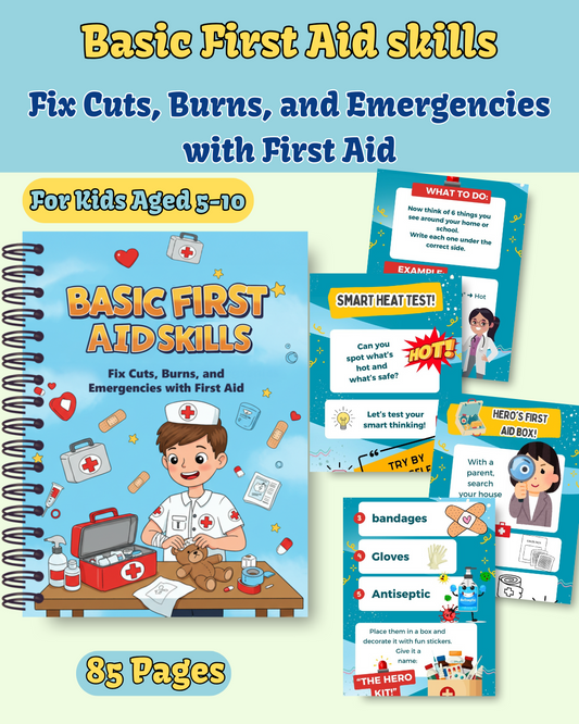 Basic First Aid Skills: Fix Cuts, Burns, and Emergencies with First Aid