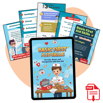 Basic First Aid Skills: Fix Cuts, Burns, and Emergencies with First Aid