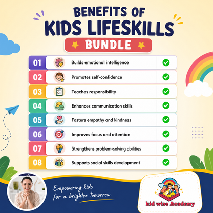 Kids Life Skills Bundle - Empowering Kids with Essential Life Skills and Confidence
